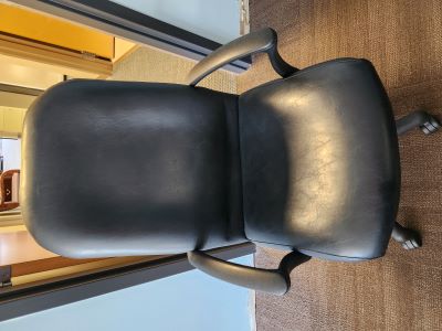 Black Leather Task chair 